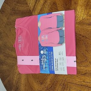 Reel Life Long Sleeve UV Tee, Sun Defender S, Coral, NWT